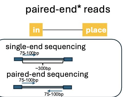 Paired-end reads