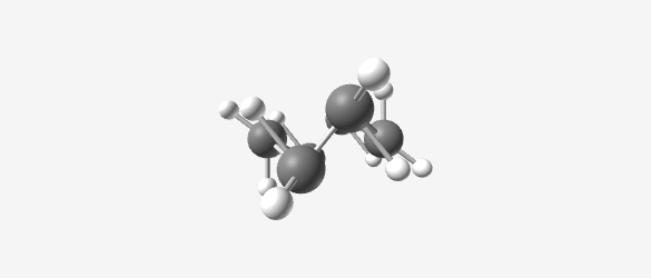 ציקלוהקסאן - כיסא (Cyclohexane - Chair) (C₆H₁₂)