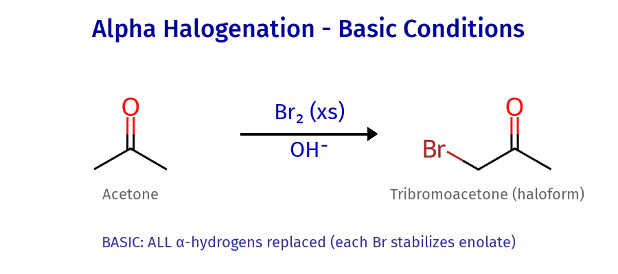 Alpha Halogenation - Basic