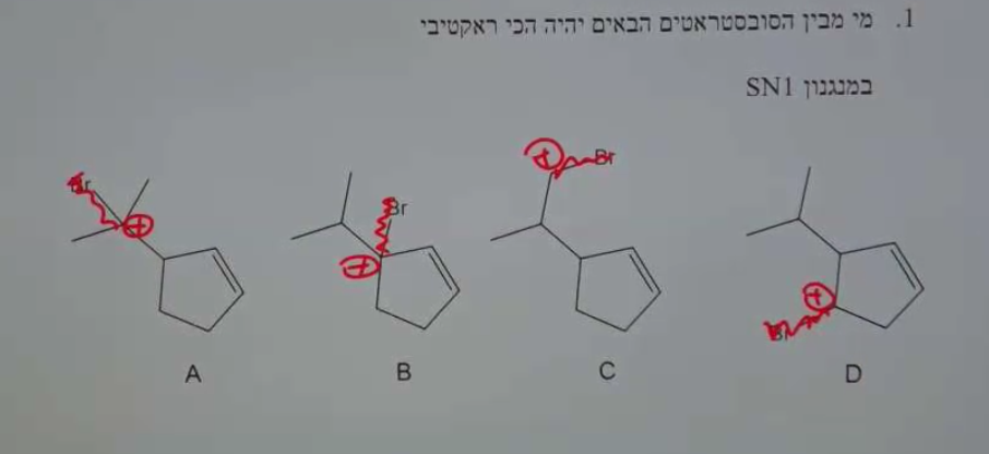 carbocation stability