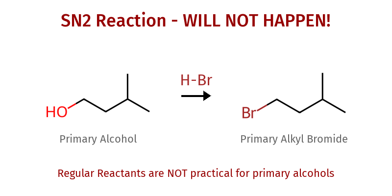 Primary Alcohol to Alkyl Halide