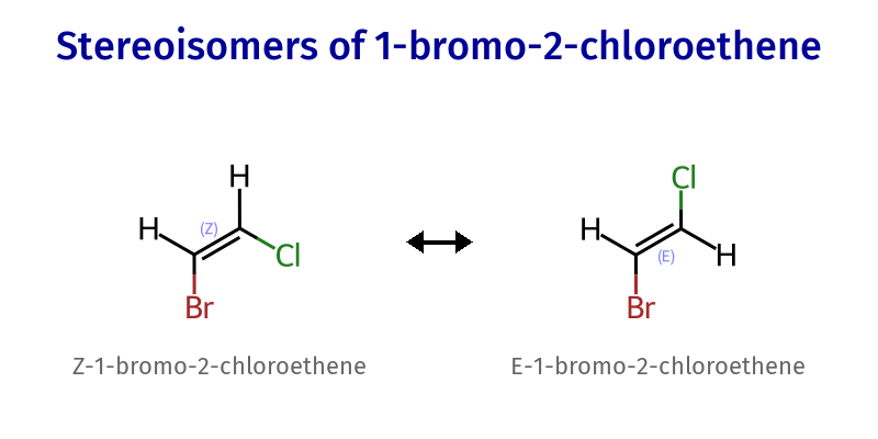 stereoisomers 1-bromo-2-chloroethene