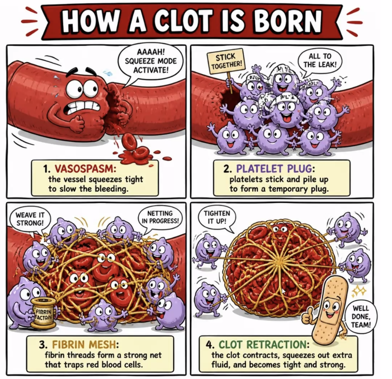 How a clot is born
