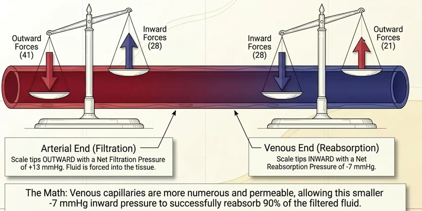 Filtration vs Reabsorption: The Tipping scales